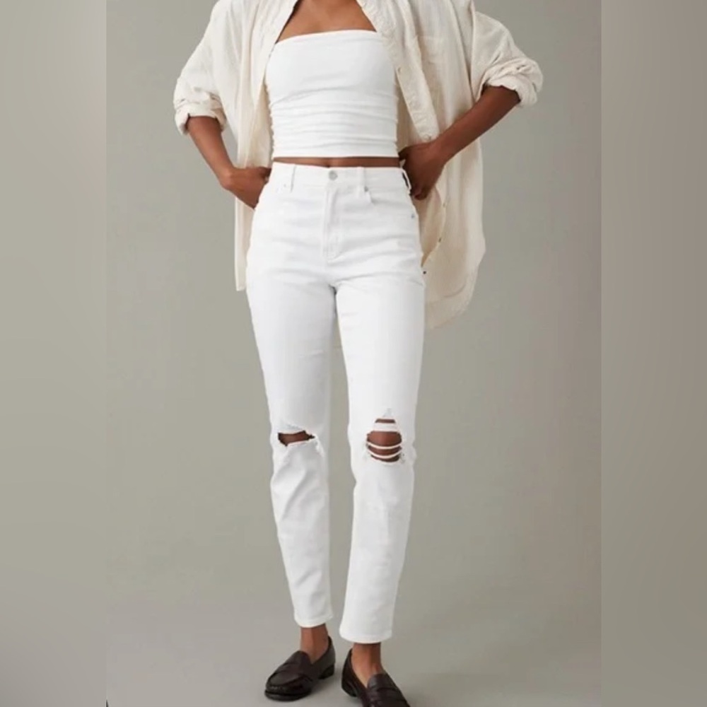 American Eagle Mom Straight Jeans‎ size 0